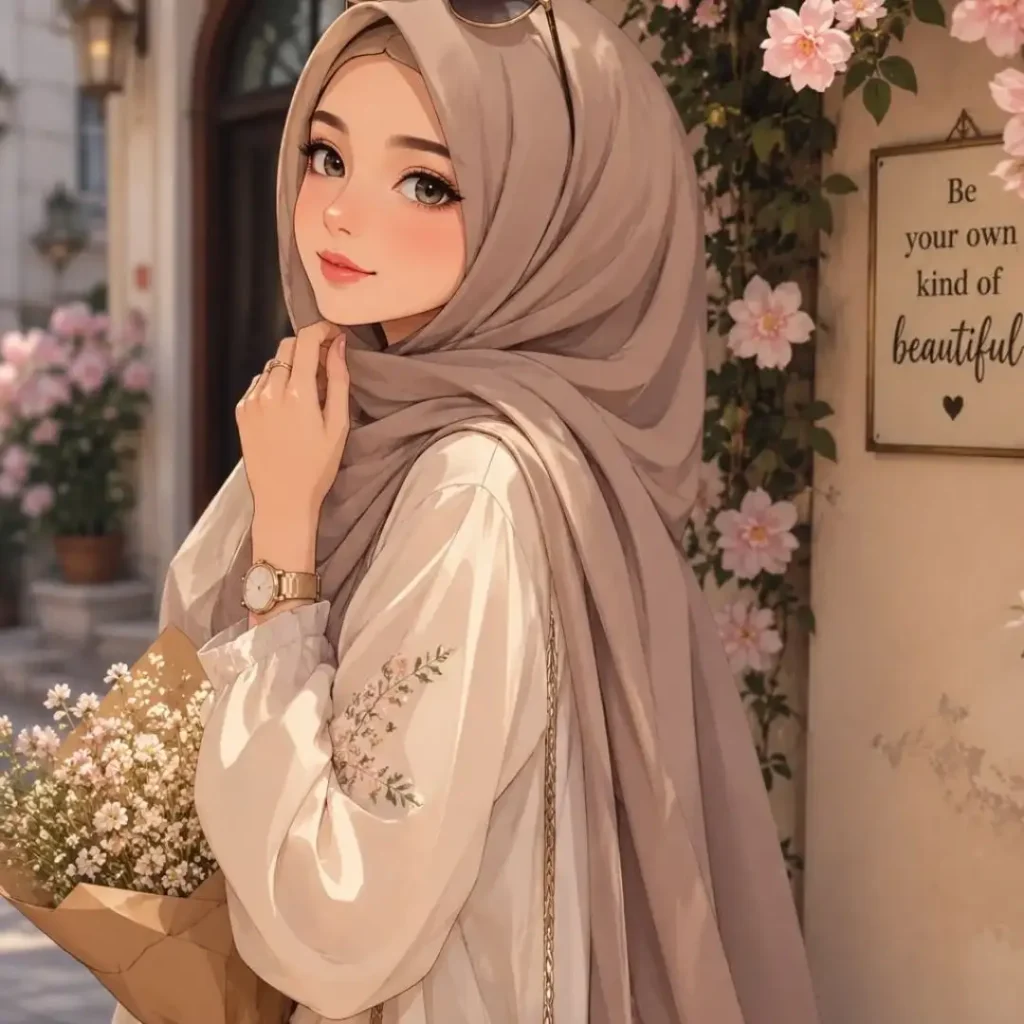 Hijab-Girl-Dp-Cartoon-1024x1024